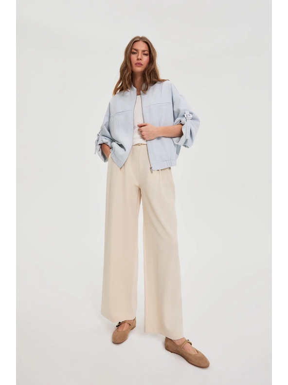 Moodo Jakna s uspinjenim rukavima svijetloplava Moodo