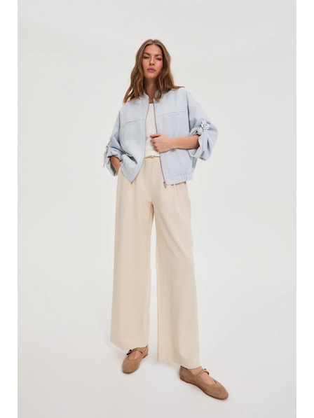 Moodo Jakna s uspinjenim rukavima svijetloplava Moodo