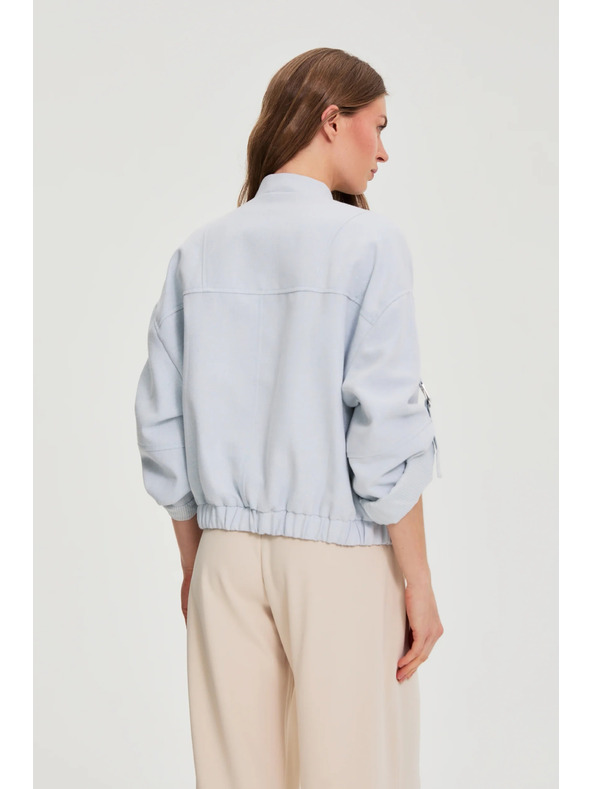 Moodo Jakna s uspinjenim rukavima svijetloplava Moodo