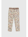 Moodo Uzorovane hlače bež Moodo