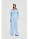 Moodo Odjelske hlače svijetloplava Moodo