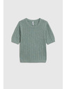 Moodo Maslinasti džemper s kratkim rukavima Moodo