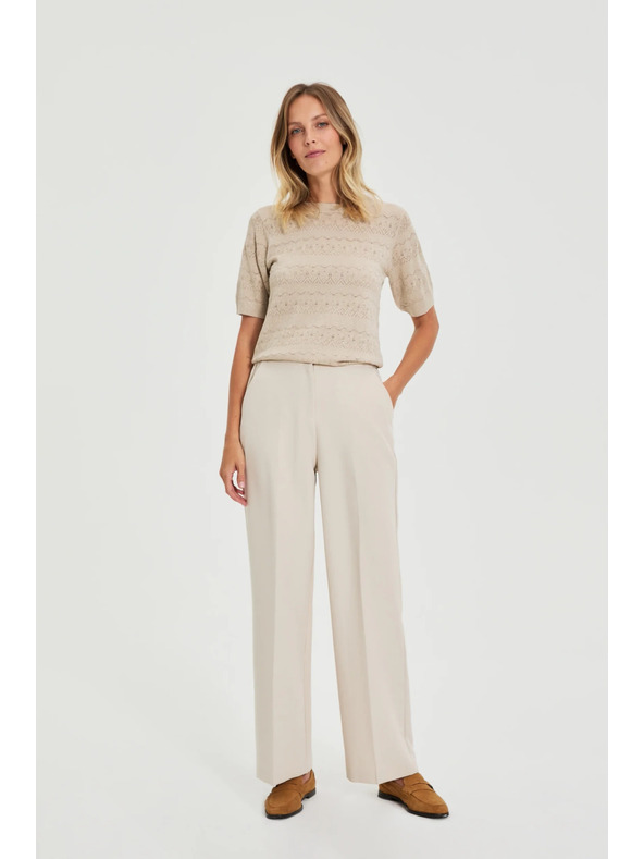 Moodo Azurni pulover s kratkim rukavima bež Moodo