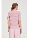 Moodo Azurni pulover s kratkim rukavima ružičasta Moodo