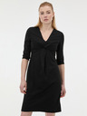 Orsay Crna ženska haljina do koljena ORSAY