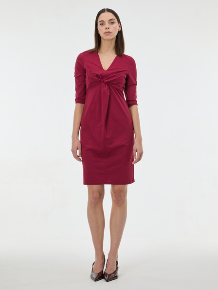 Orsay Ženska haljina boje vina do koljena ORSAY