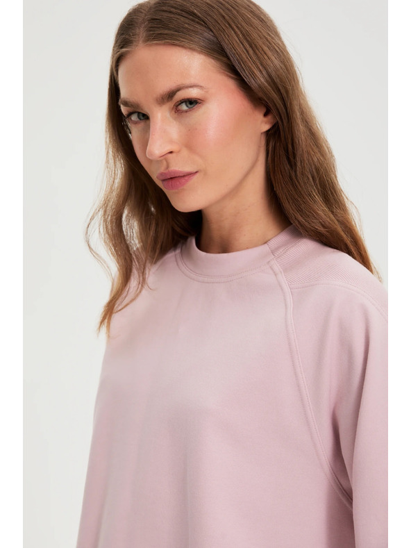 Moodo Roze oversize mikina Moodo