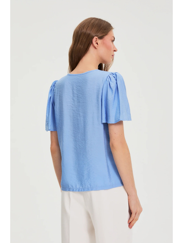 Moodo Viskozna plava košulja Moodo