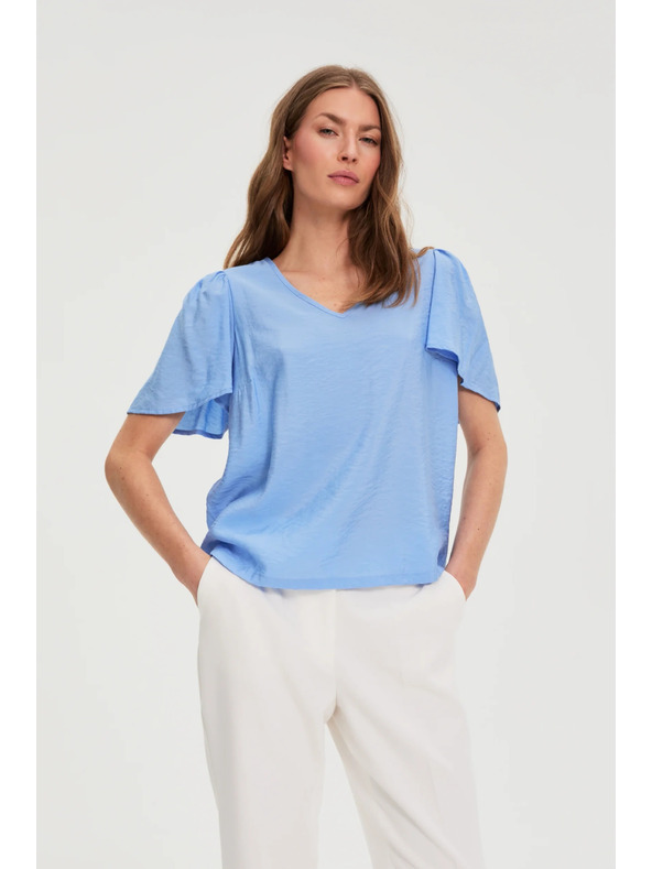 Moodo Viskozna plava košulja Moodo