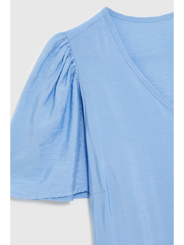 Moodo Viskozna plava košulja Moodo