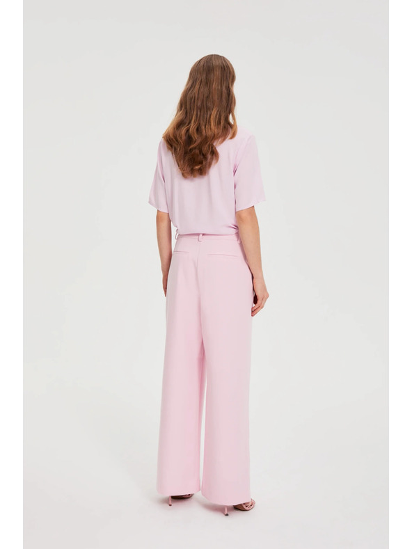 Moodo Roze poslovne hlače Moodo