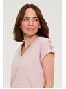 Moodo Pamučna majica ružičasta Moodo