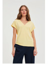 Moodo Pamučna majica žuta Moodo