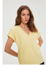 Moodo Pamučna majica žuta Moodo