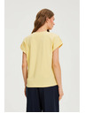 Moodo Pamučna majica žuta Moodo