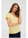 Moodo Pamučna majica žuta Moodo