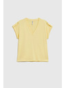Moodo Pamučna majica žuta Moodo