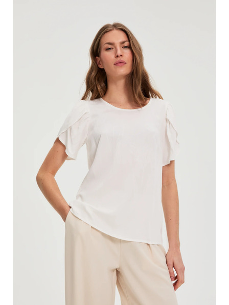 Moodo Glatka košulja bijela Moodo