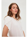 Moodo Glatka košulja bijela Moodo