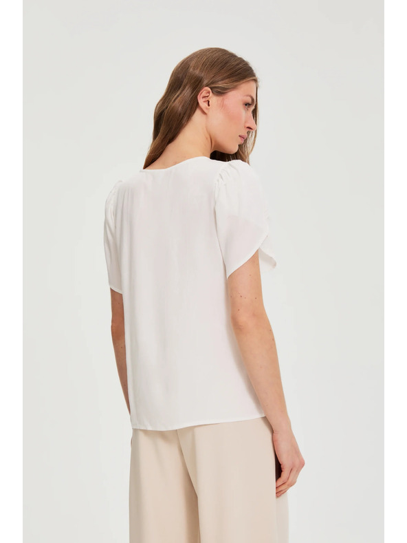 Moodo Glatka košulja bijela Moodo