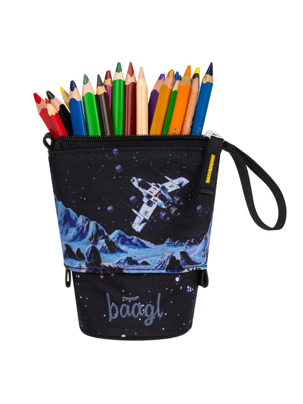 BAAGL  BAAGL Školski penal Pastelkovnik Pixel Space GRS