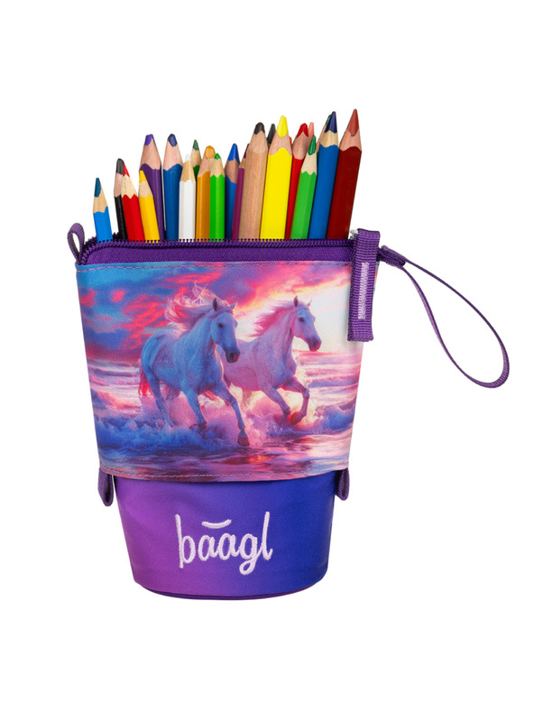 BAAGL  BAAGL Školski penal Pastelkovnik Konji Srce GRS