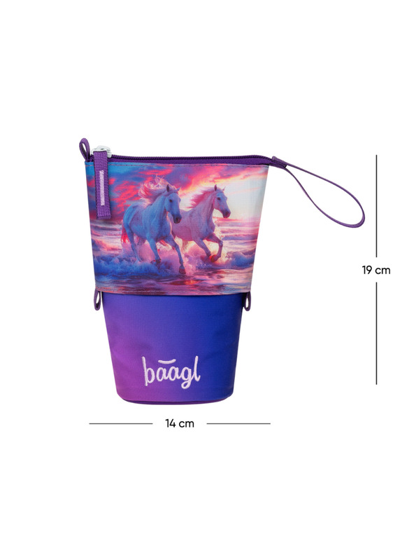 BAAGL  BAAGL Školski penal Pastelkovnik Konji Srce GRS