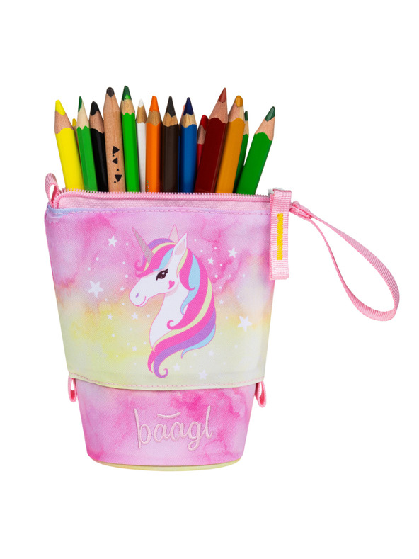 BAAGL  BAAGL Školski penal Pastelkovnik Rainbow Unicorn GRS