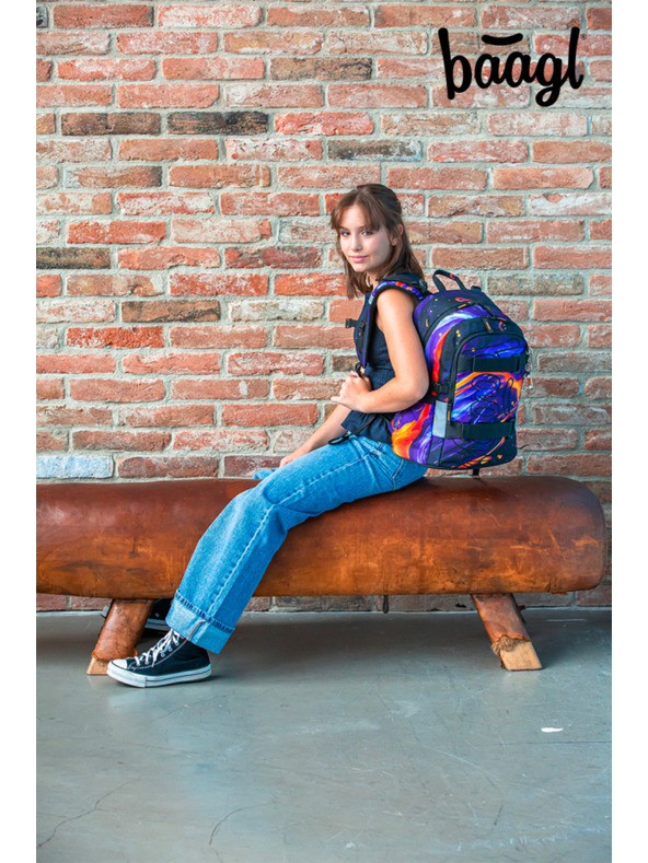 BAAGL  BAAGL Školski ruksak Skate Vibe GRS