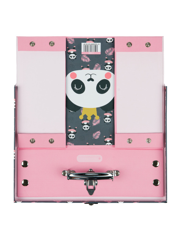 BAAGL  BAAGL Sklapivi školski kofer Panda s armaturom