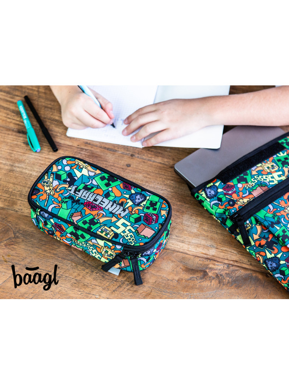 BAAGL  BAAGL SET 5 Skate Minecraft Chaos: ruksak, penal, vrećica, ledvinka, futrola za notebook