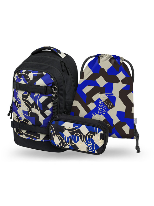 BAAGL  BAAGL SET 3 Skate Max Variety: ruksak, penal, vrećica GRS