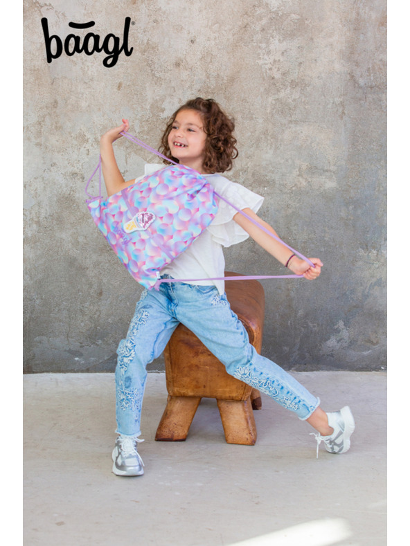 BAAGL  BAAGL SET 5 Ergo Candy: aktovka, pernica, vreća, kuhinjski pregača, novčanik