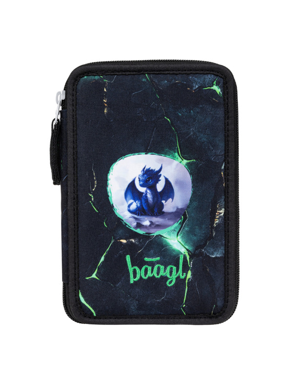 BAAGL  BAAGL Školska pernica trorедna Zmajevi