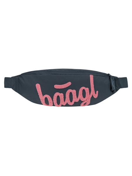 BAAGL  BAAGL Ledvinka Snap Logo ružičasta GRS