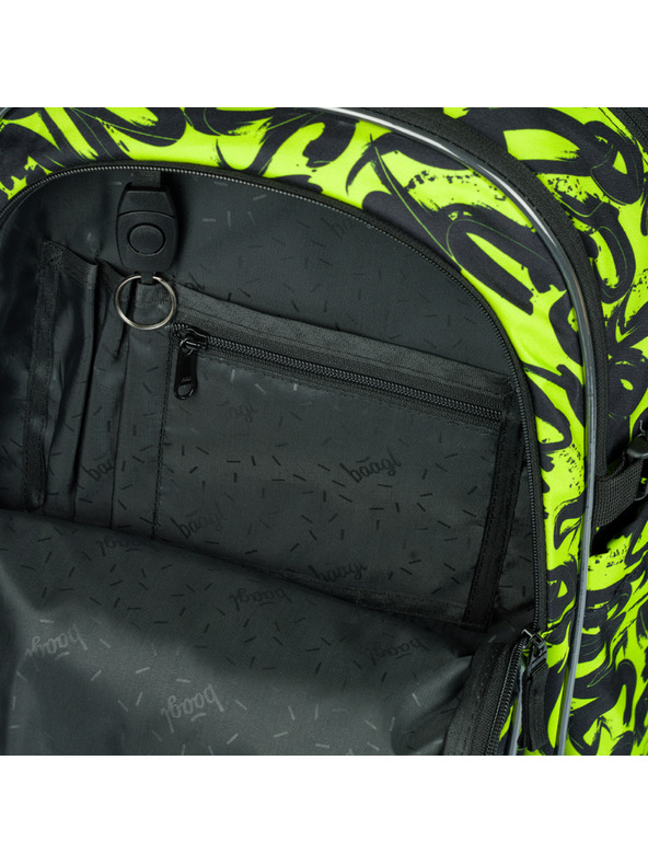 BAAGL  BAAGL Školski ruksak Core Lime