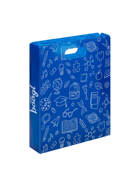 BAAGL  BAAGL Plastične mape za školske sveske School plave
