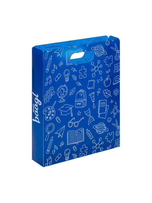 BAAGL  BAAGL Plastične mape za školske sveske School plave
