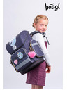 BAAGL  BAAGL SET 3 Ergo Unicorn Gold: školska torba, pernica, vrećica