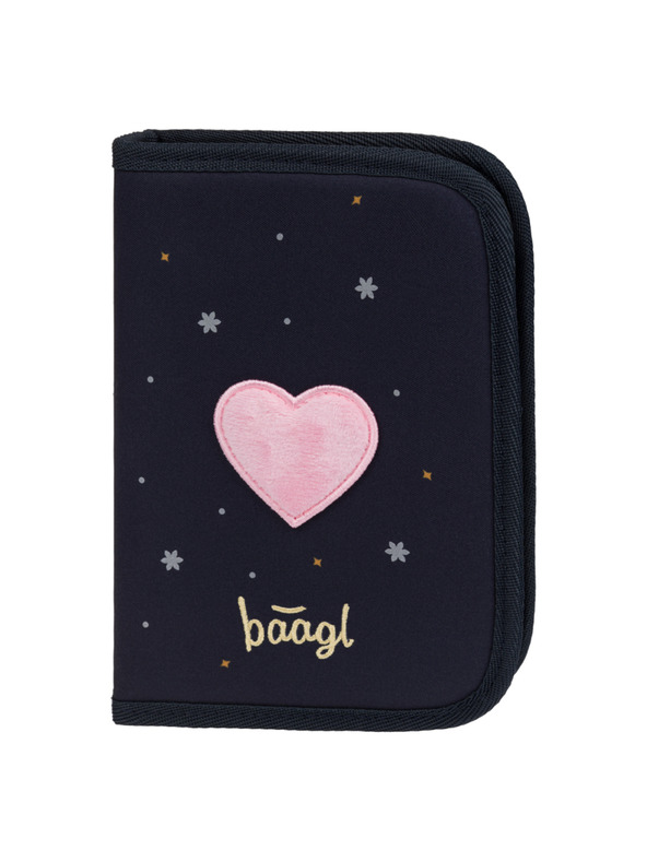 BAAGL  BAAGL SET 3 Ergo Unicorn Gold: školska torba, pernica, vrećica