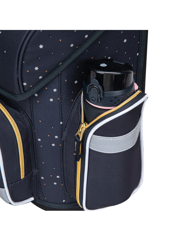 BAAGL  BAAGL SET 3 Ergo Unicorn Gold: školska torba, pernica, vrećica