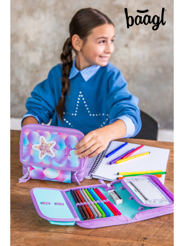 BAAGL  BAAGL Školska pernica trodijelna Candy