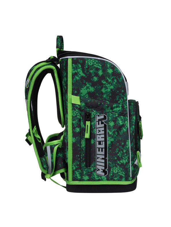 BAAGL  BAAGL SET 3 Zippy Plus Minecraft Boom: školska torba, pernica, vrećica