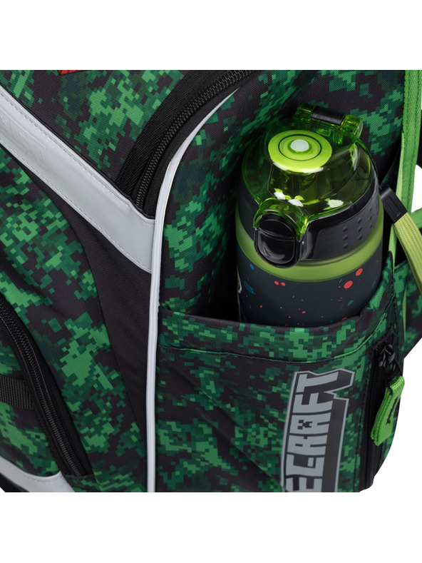 BAAGL  BAAGL SET 3 Zippy Plus Minecraft Boom: školska torba, pernica, vrećica