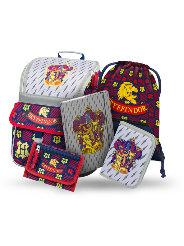 BAAGL  BAAGL 5 SET Zippy Harry Potter Mudrovac: aktovka, pernica, vrećica, mape, novčanik