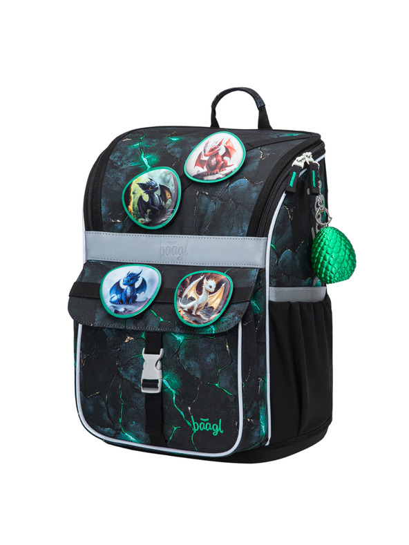 BAAGL  BAAGL Školska aktovka Zippy Zmajevi