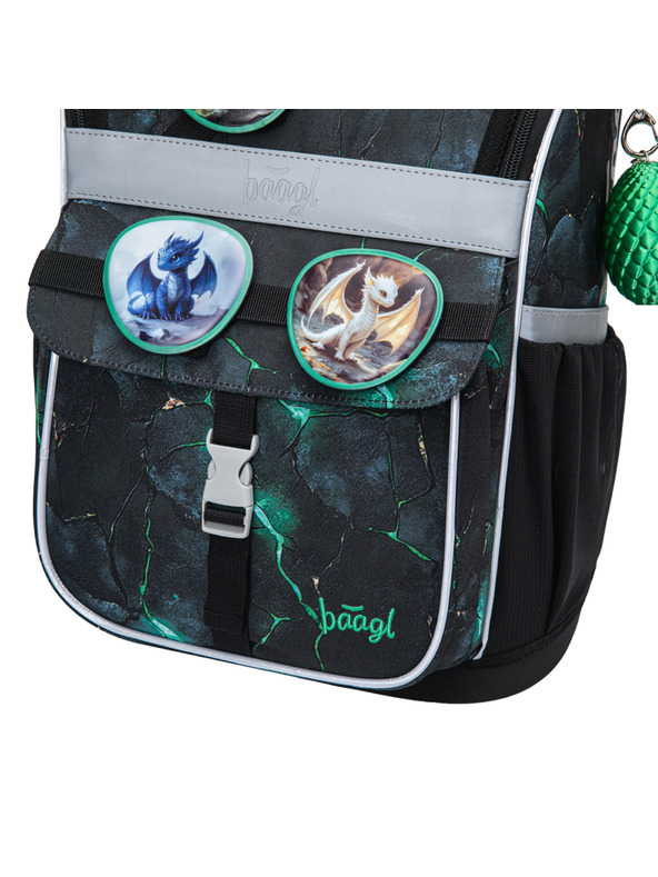 BAAGL  BAAGL Školska aktovka Zippy Zmajevi