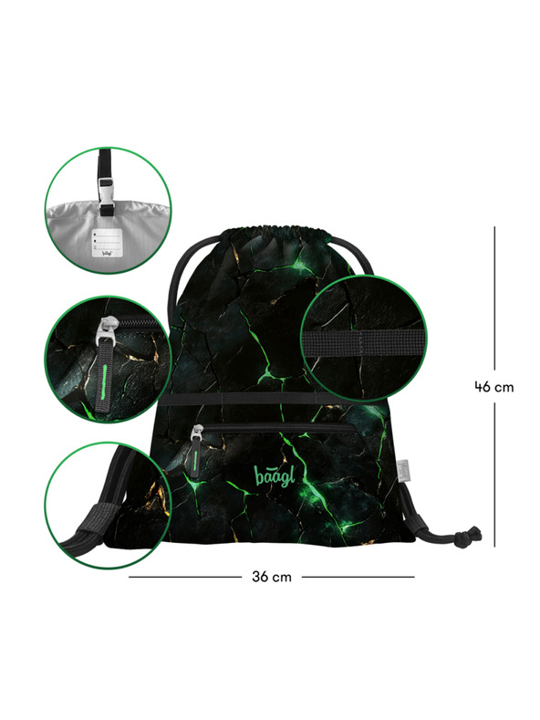 BAAGL  BAAGL Vrećica s džepom Zmajevi