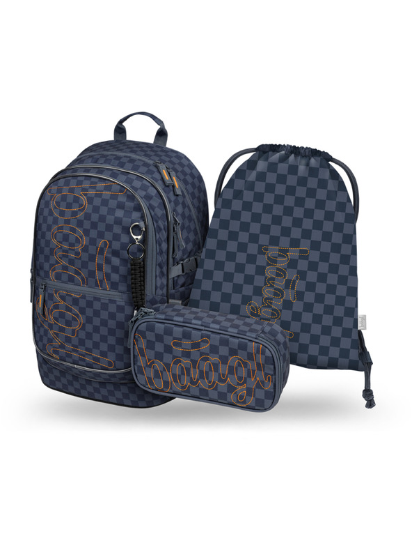 BAAGL  BAAGL SET 3 Core Ska plava: ruksak, pernica, vreća GRS