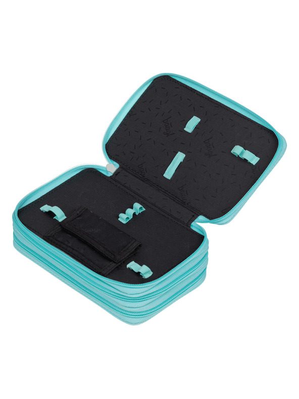 BAAGL  BAAGL Školska pernica troslojna Butterfly GRS